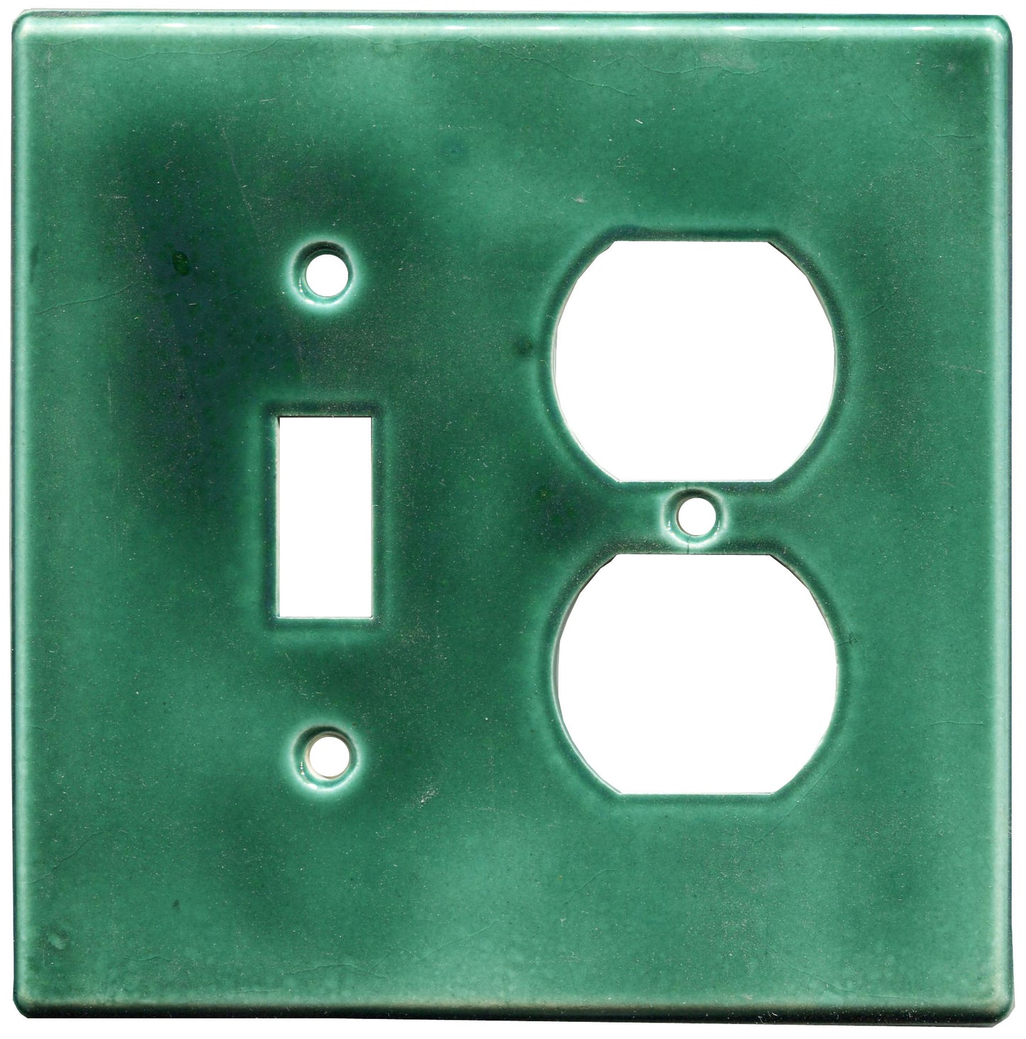 Lime Sorbet switch/outlet combo ceramic green Switch Plate