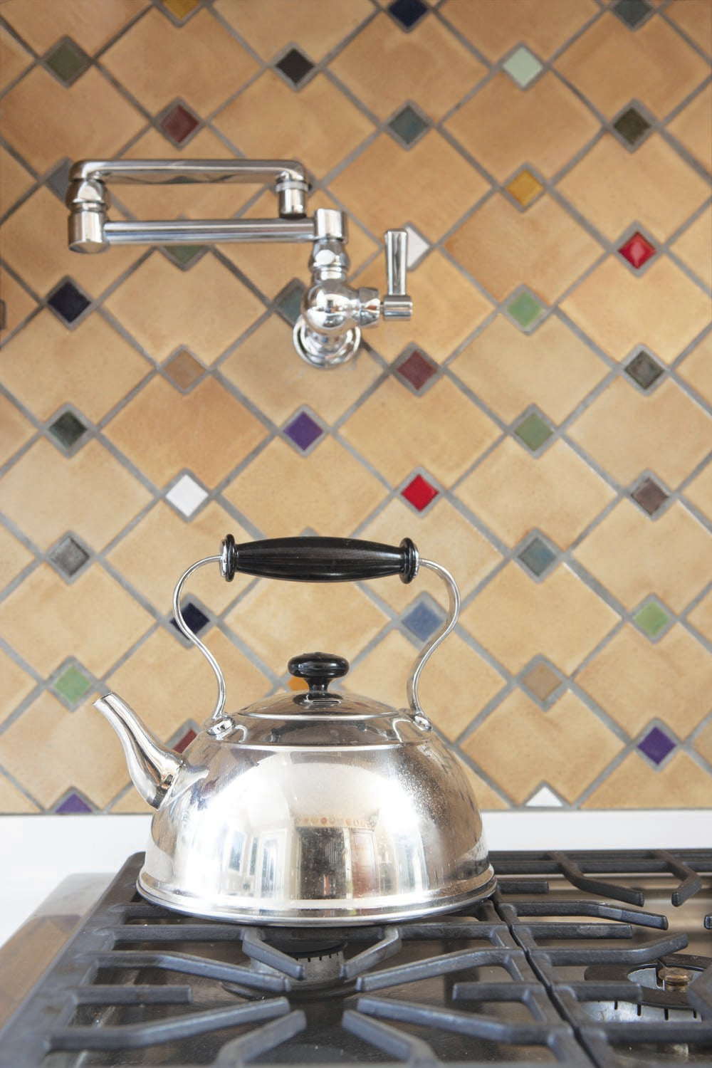 Zig Zag kitchen backsplash