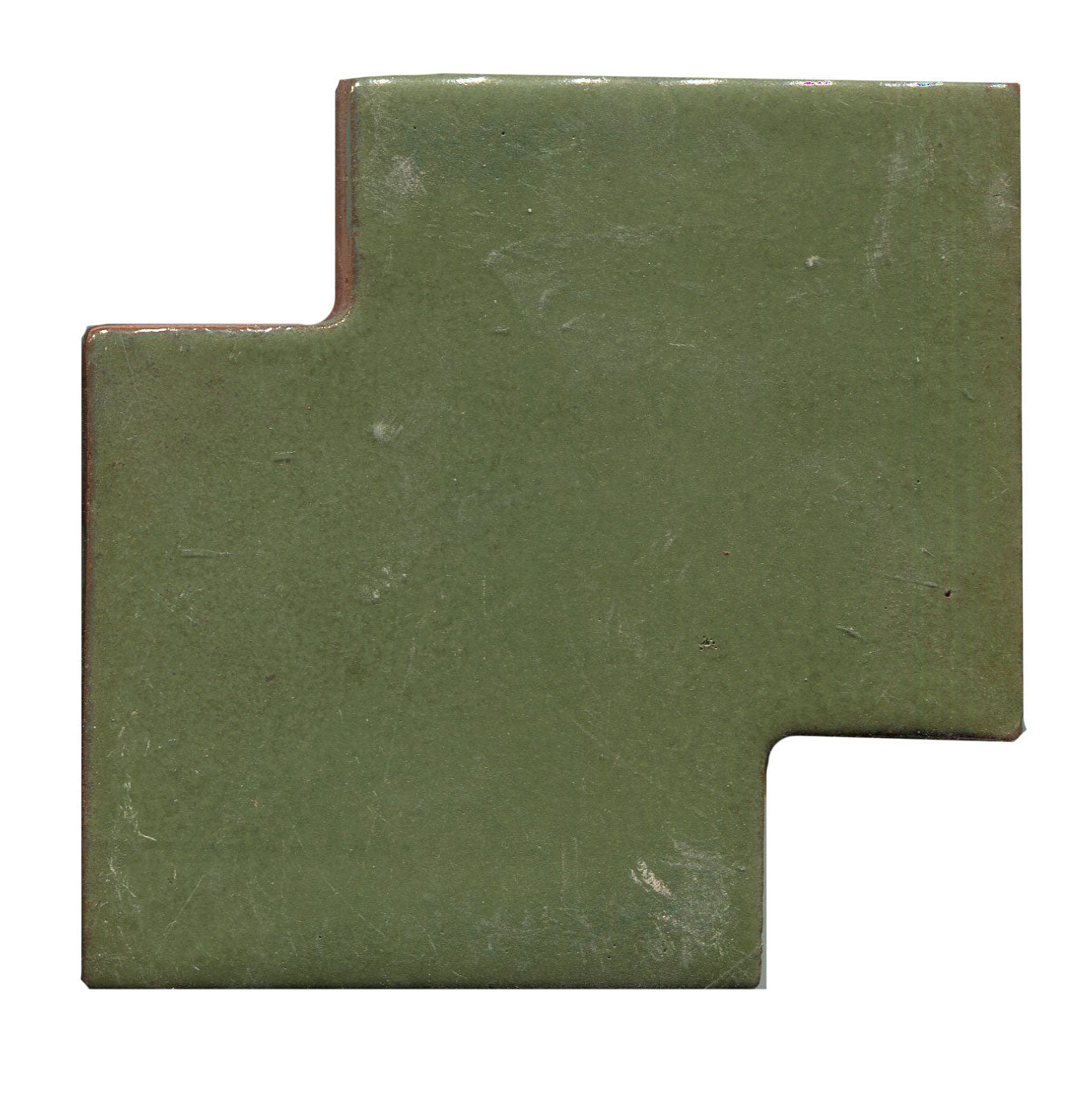 Zig Zag Shape Tile Pesto