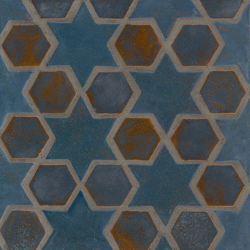 star hex Blueberry and hexagon