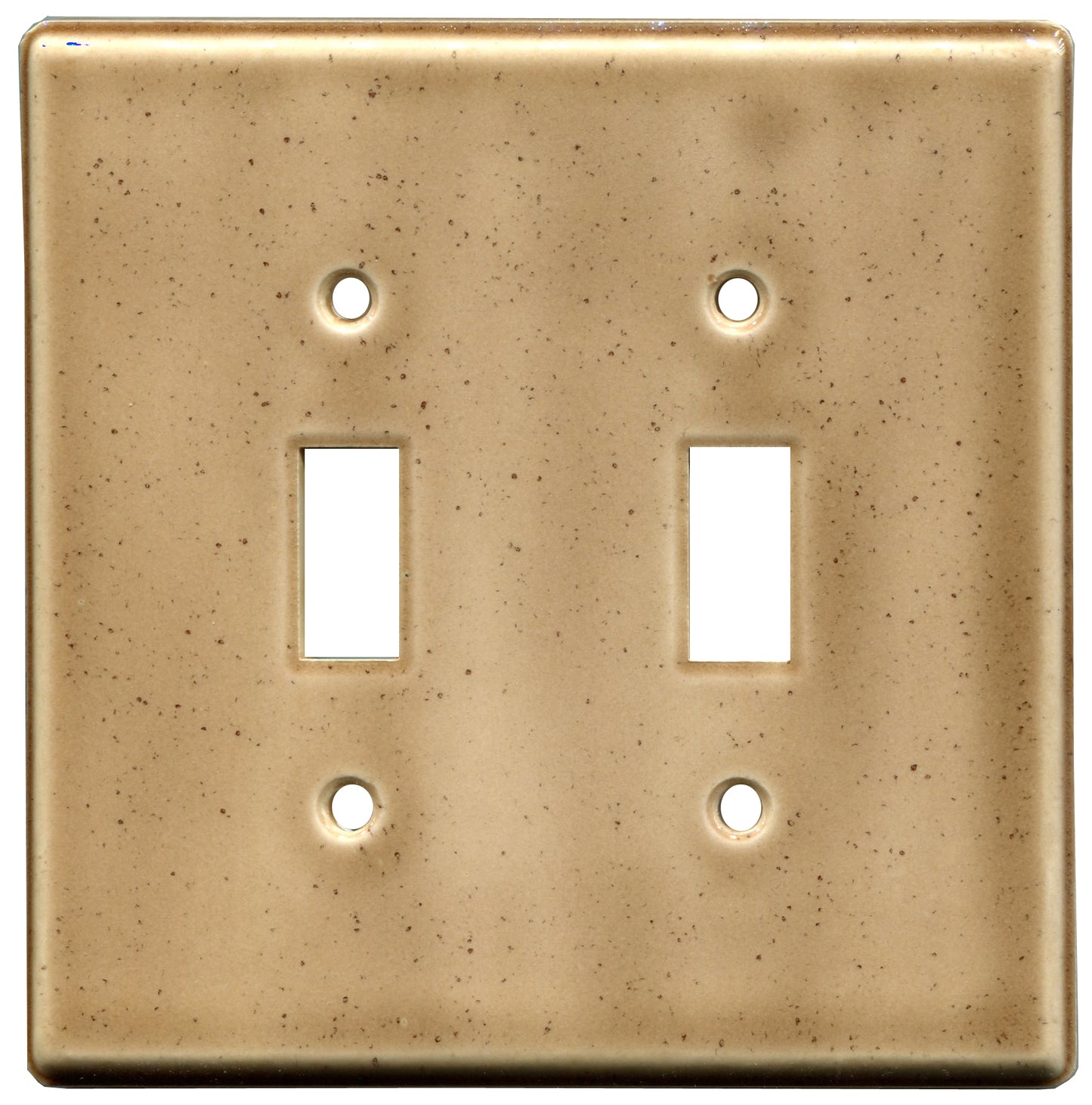 Ash double switch ceramic switch plate