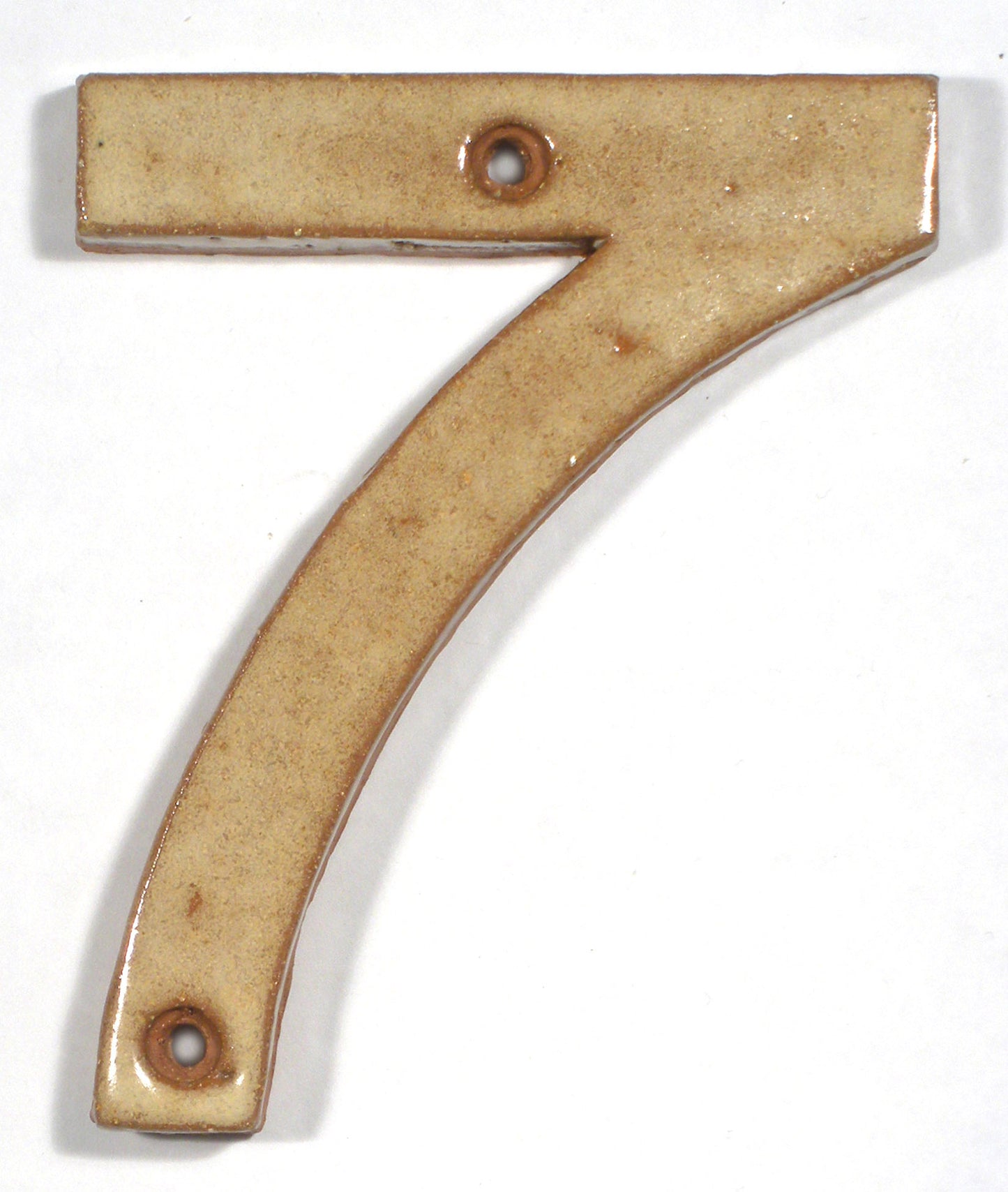 Matte Tan Art & Crafts Cut Out House Numbers