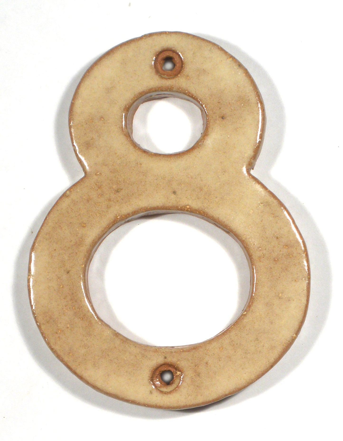 Matte Tan Art & Crafts Cut Out House Numbers