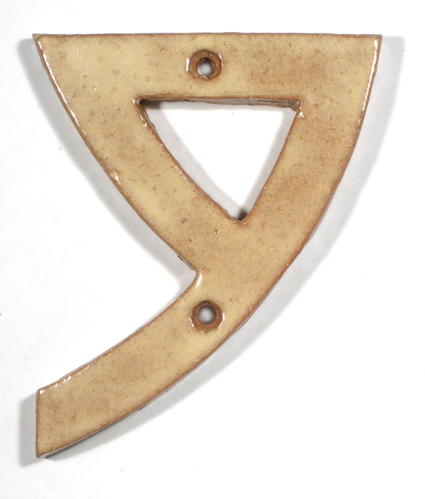 Matte Tan Art & Crafts Cut Out House Numbers