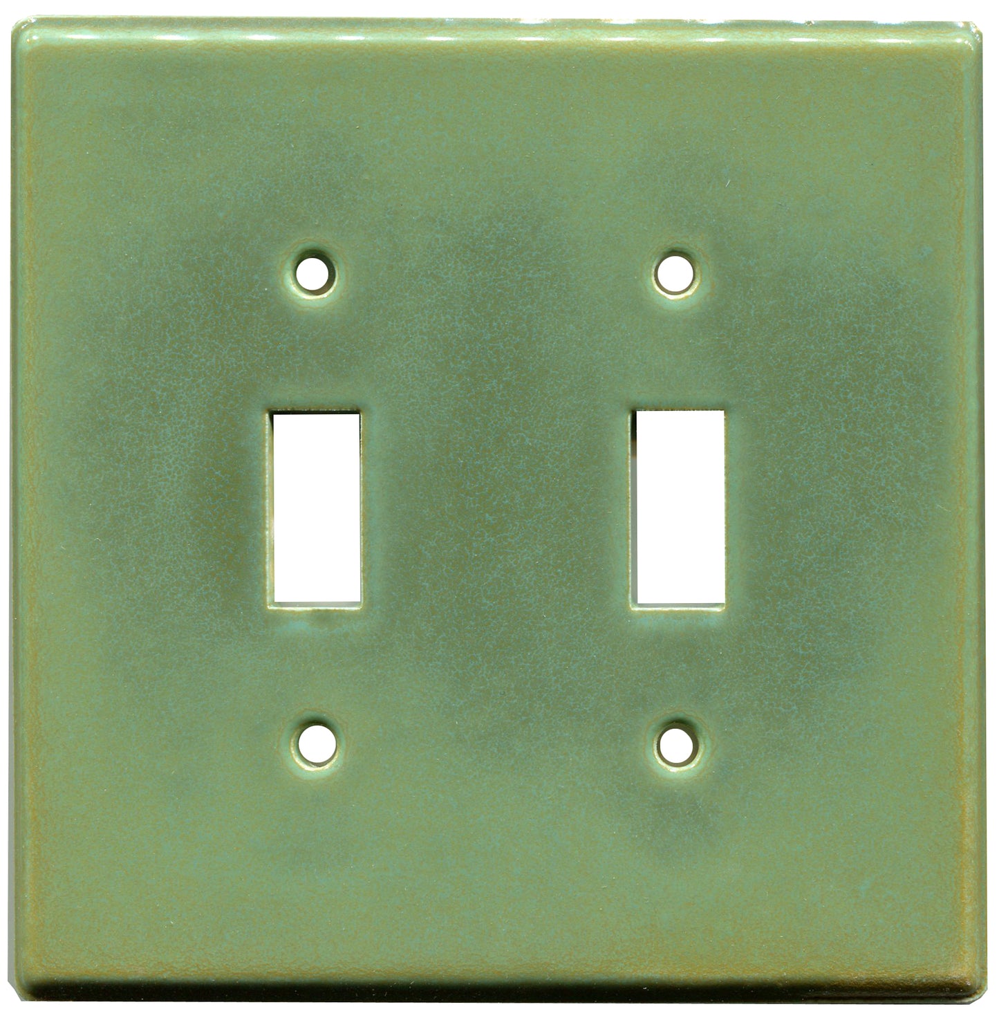 Wasabi doube switch green ceramic plate