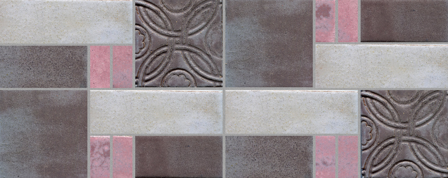Aquilla pattern in grey Seven Day Rings