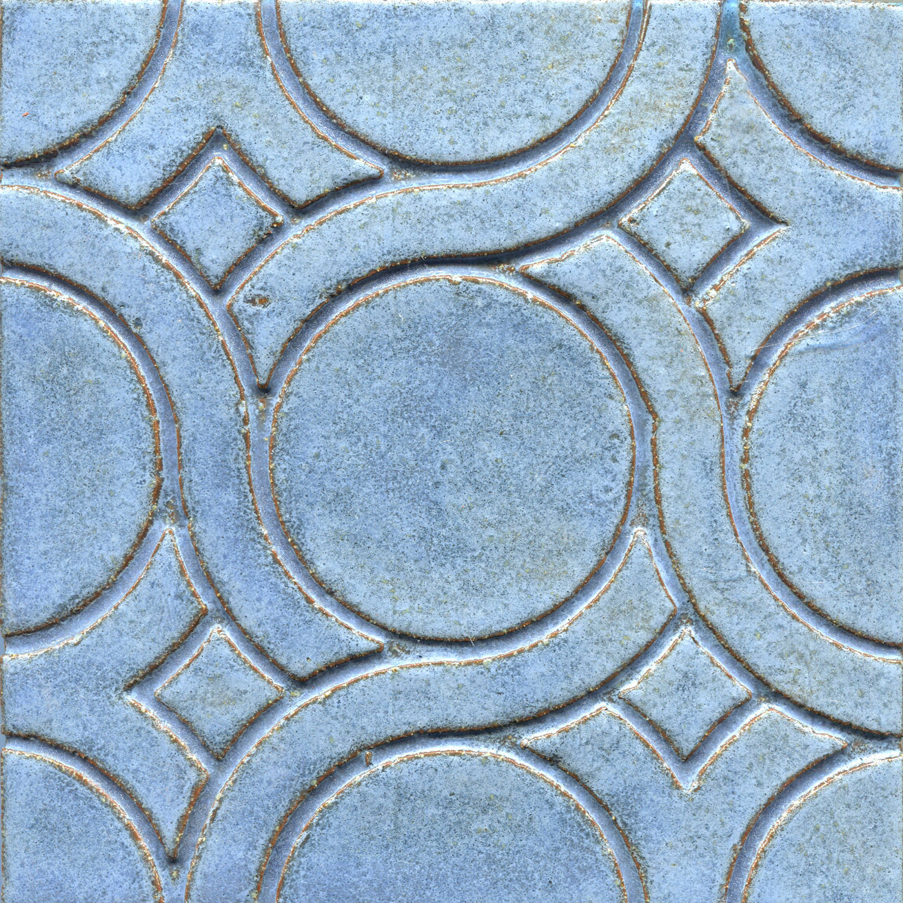 Woven Knots Stamped Tile
