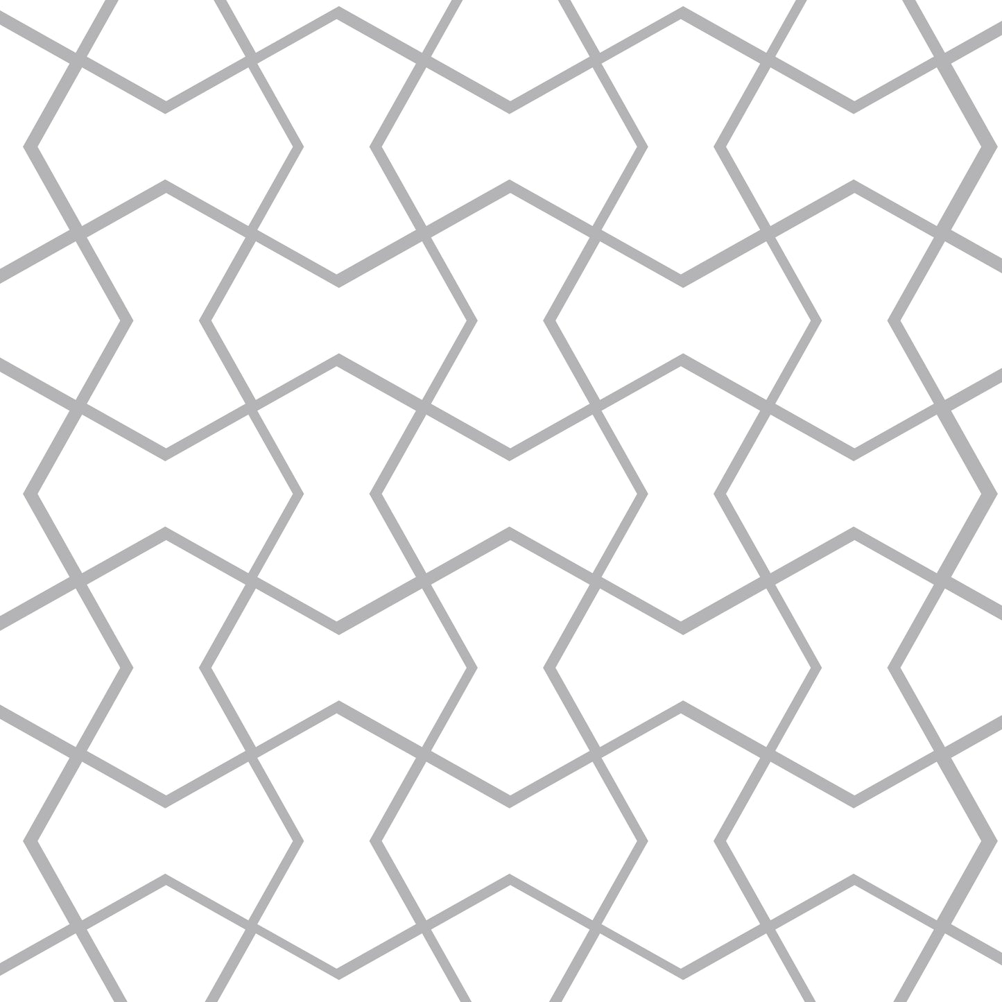 Drawing of bowtie tiles in a geometric pattern
