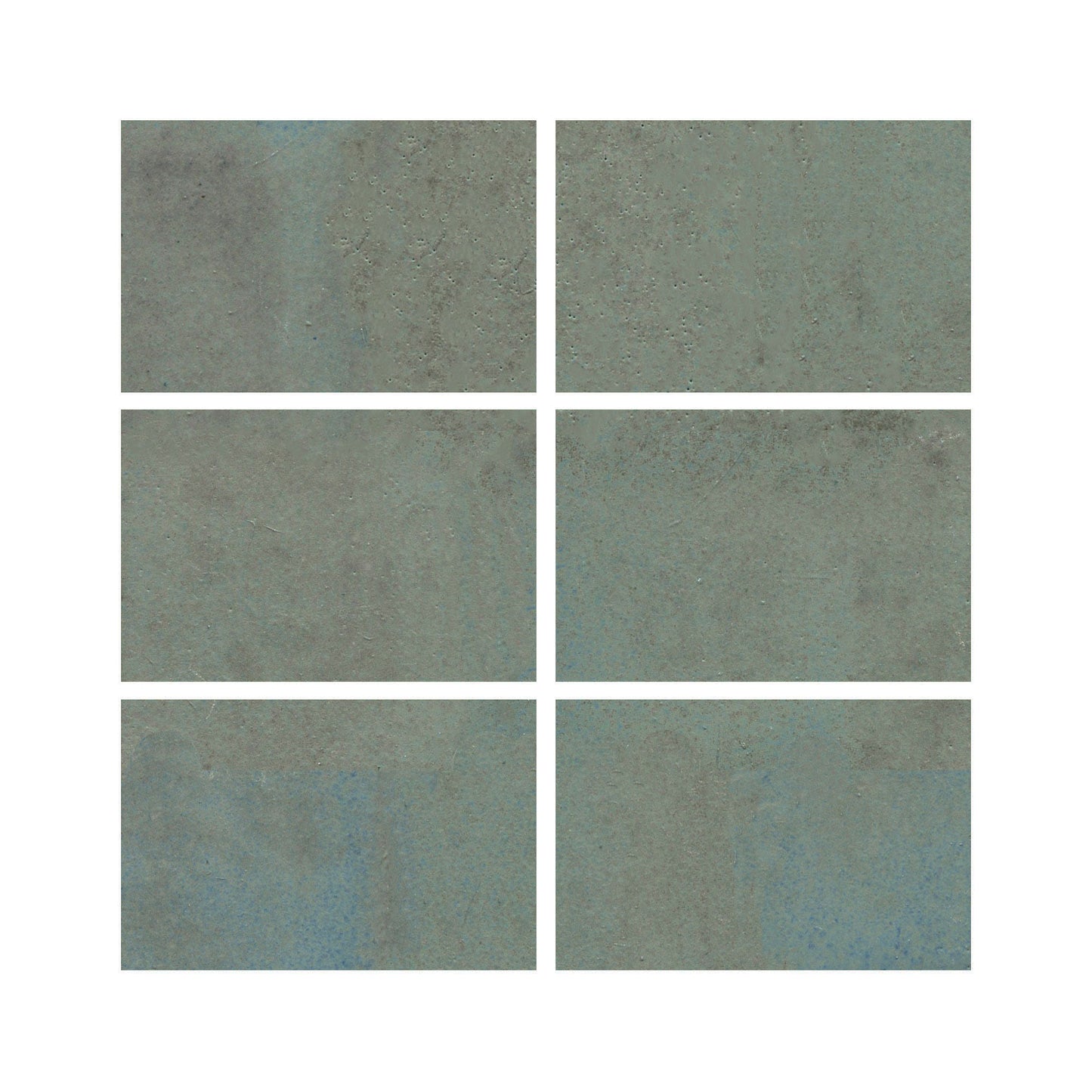 A cool grey color and a glossy opaque, showing medium variation with occasional blue-grey flashes.