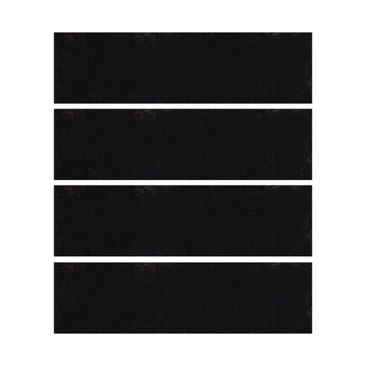 Black  2" x 6" (4 SF or 28 LF)