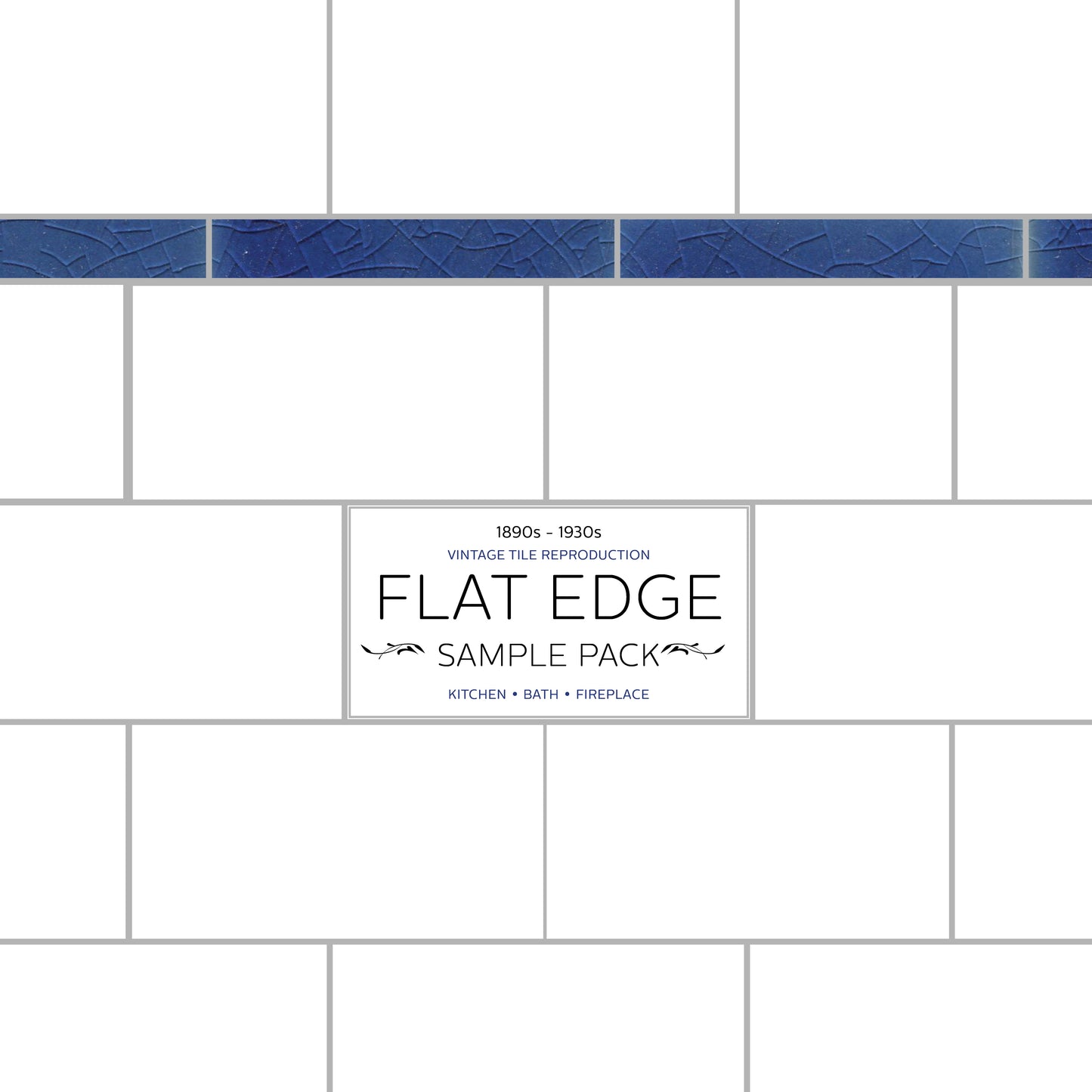 Flat Edge Wall Tile Sample Pack