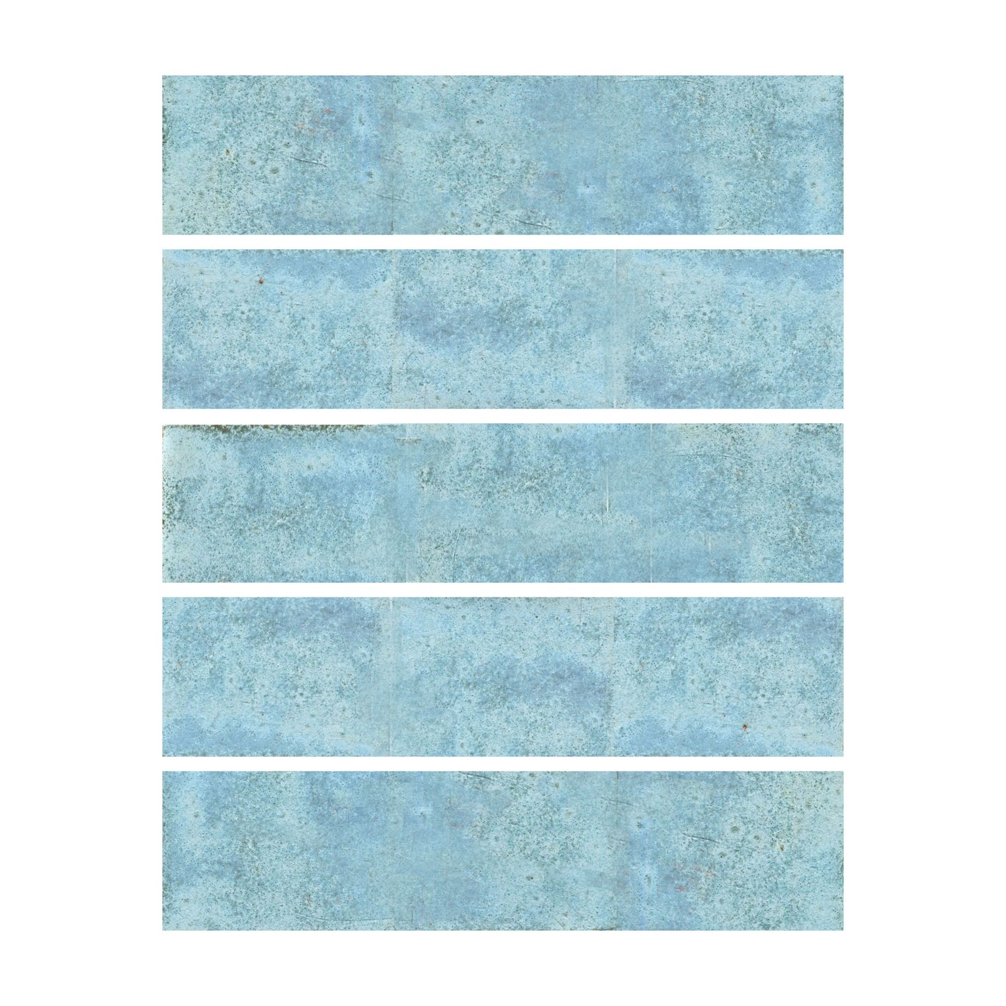 Mottled  matte aqua