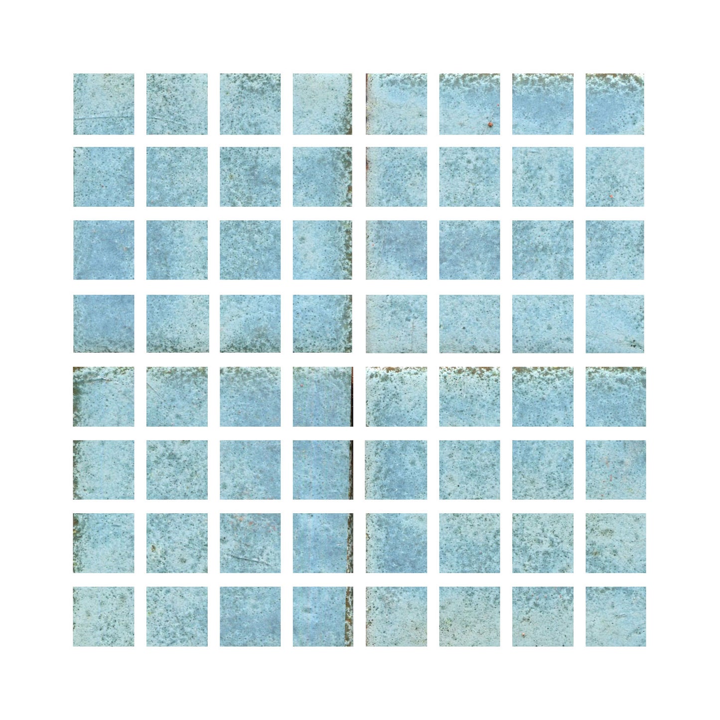 Mottled  matte aqua