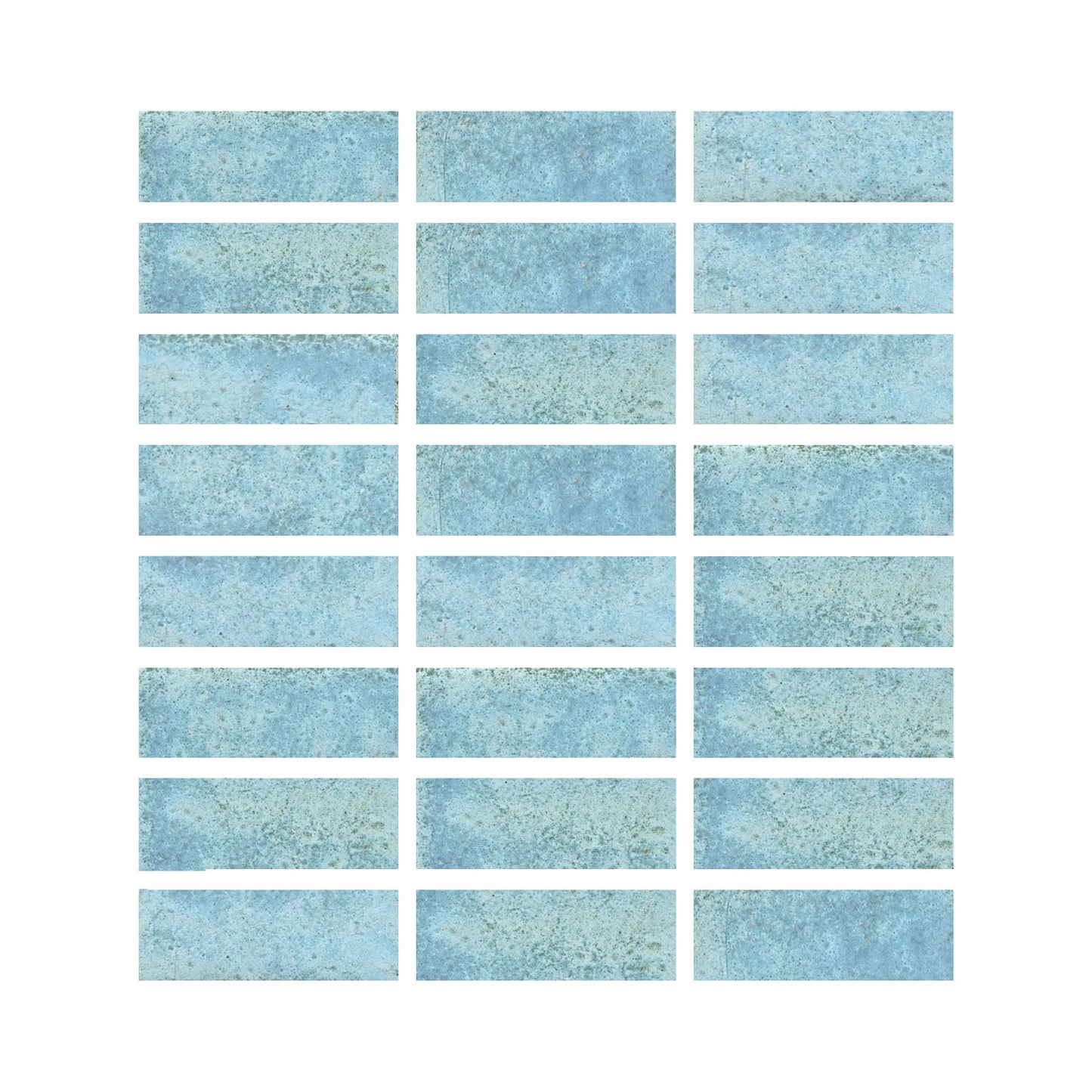 Mottled  matte aqua