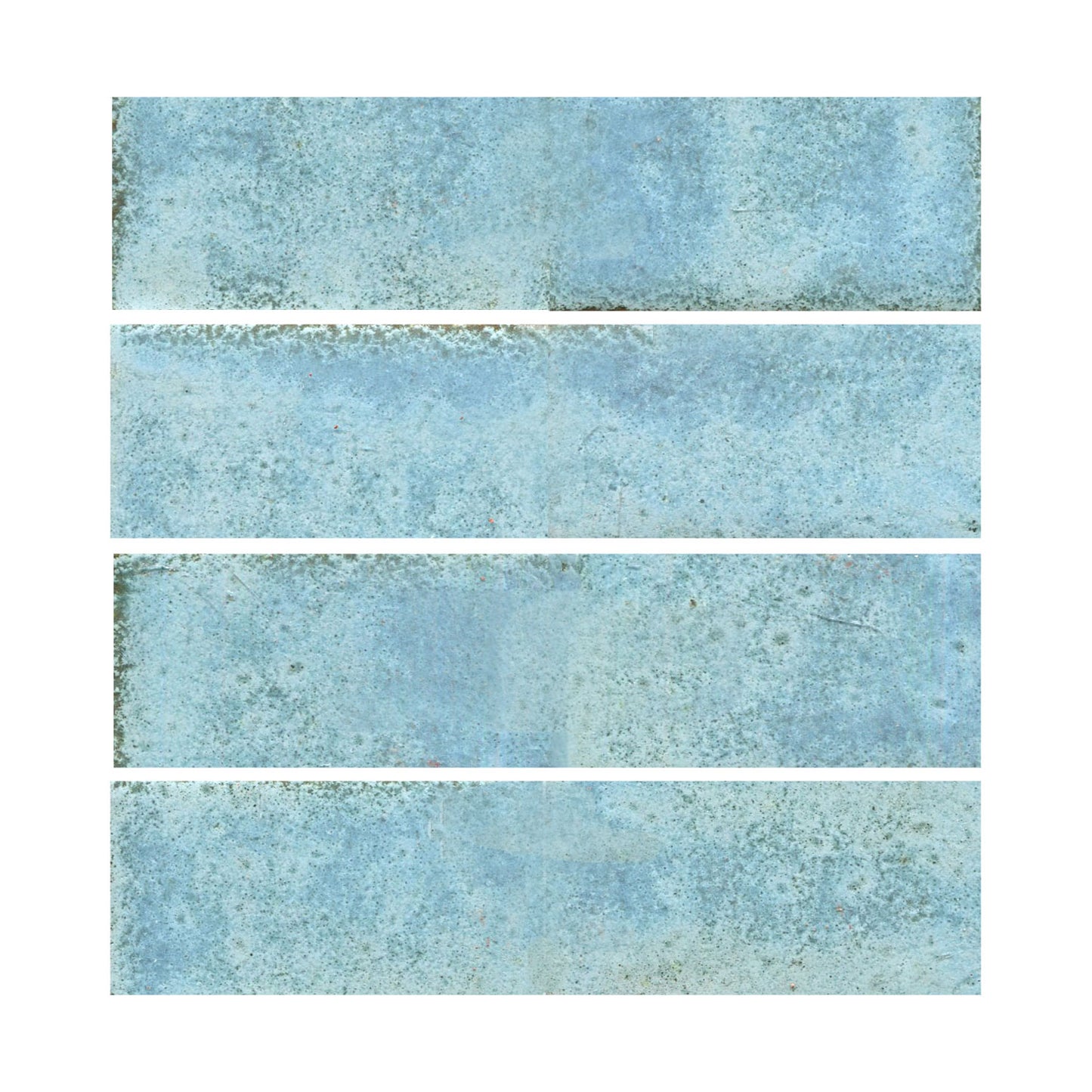 Mottled  matte aqua