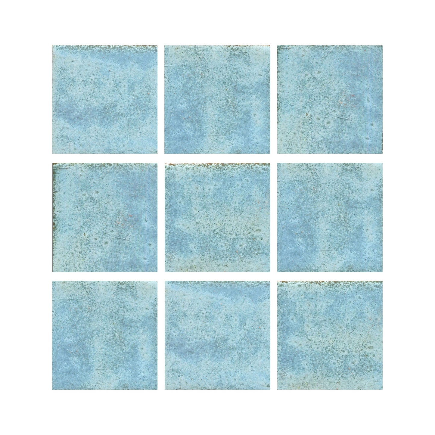 Mottled  matte aqua