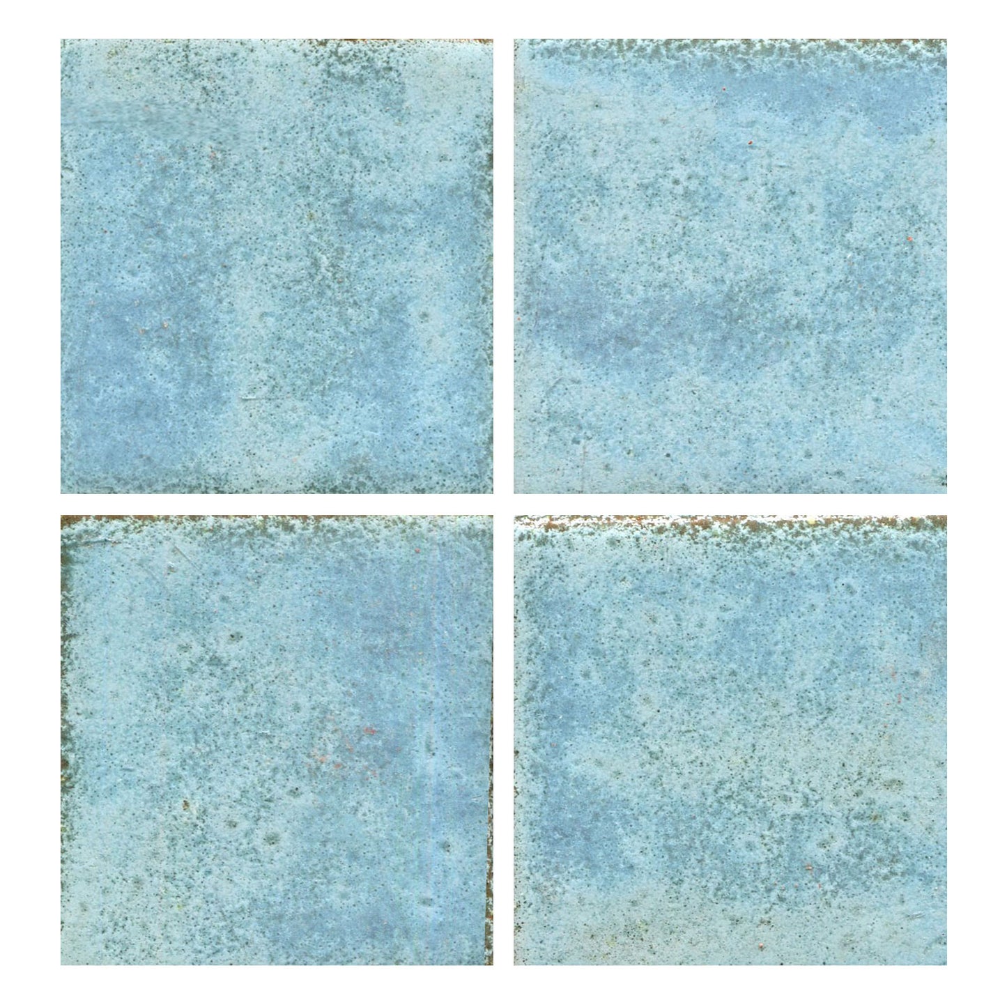 Mottled  matte aqua