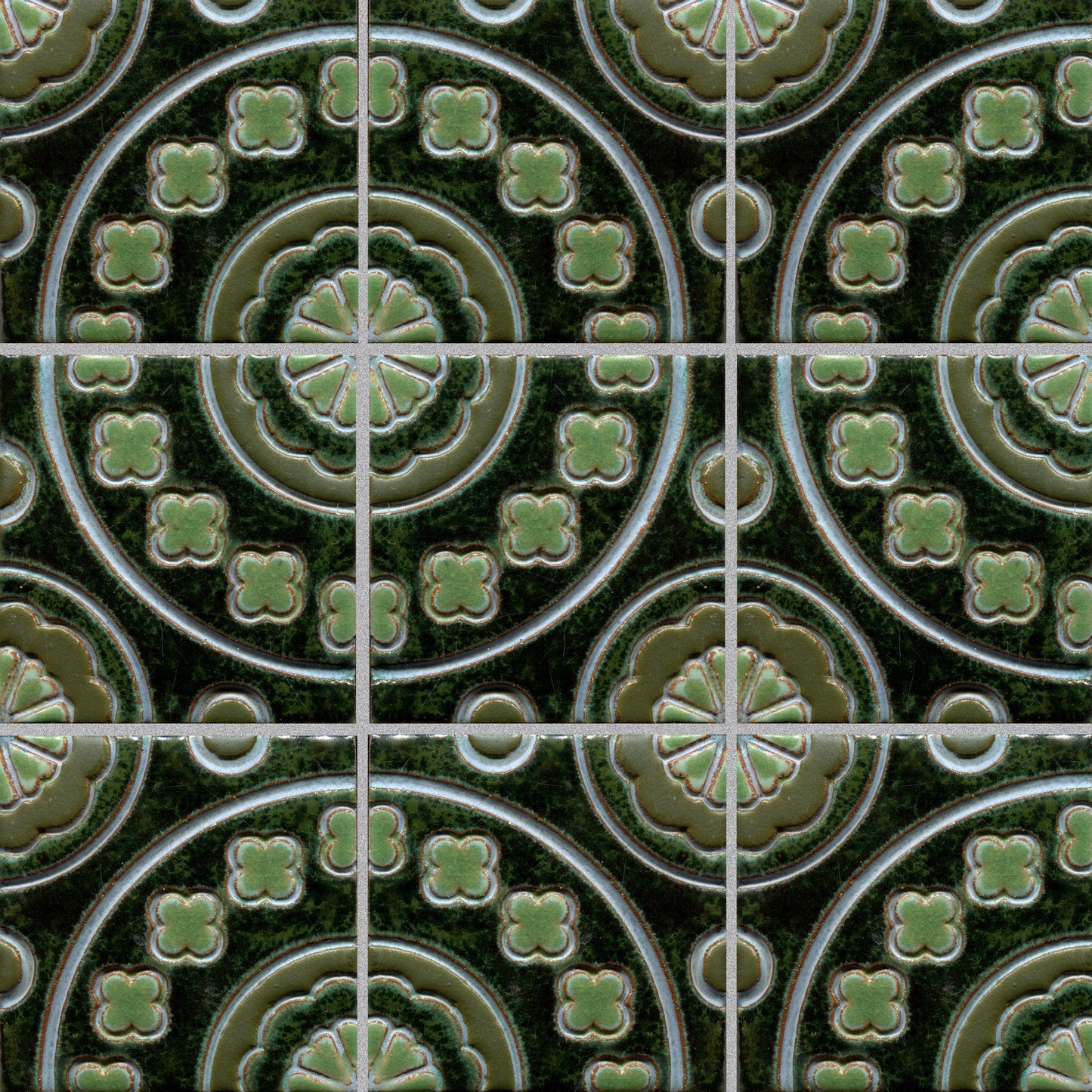 Seville Clover Stamped Tile