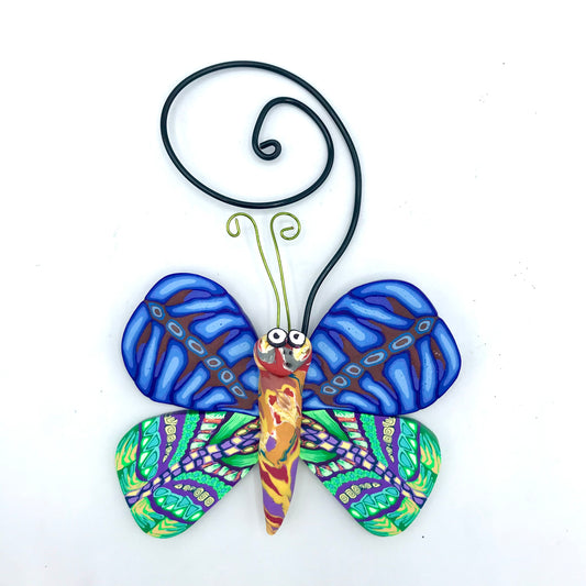 Butterfly Polymer Clay Ornament