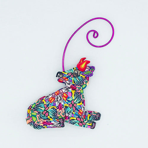 Goat Polymer Clay Ornament