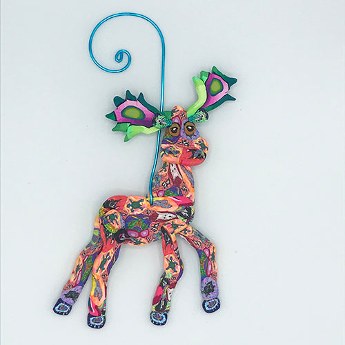 Moose Polymer Clay Ornament