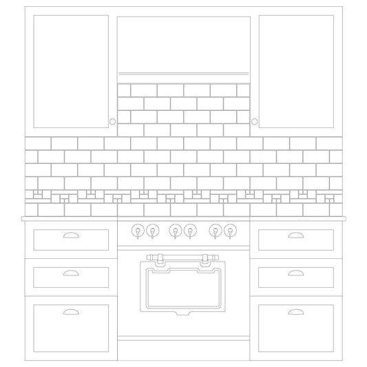 Mississippi Border Kitchen Drawing