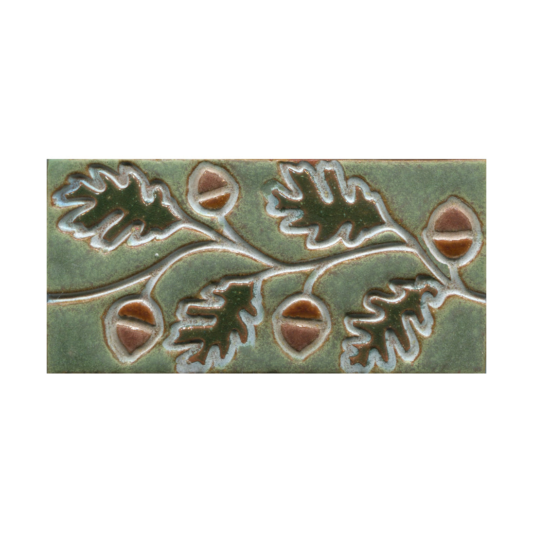 Acorns and Leaves Border