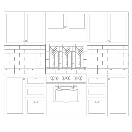 Modified Prairie Wheat Kitchen Drawing