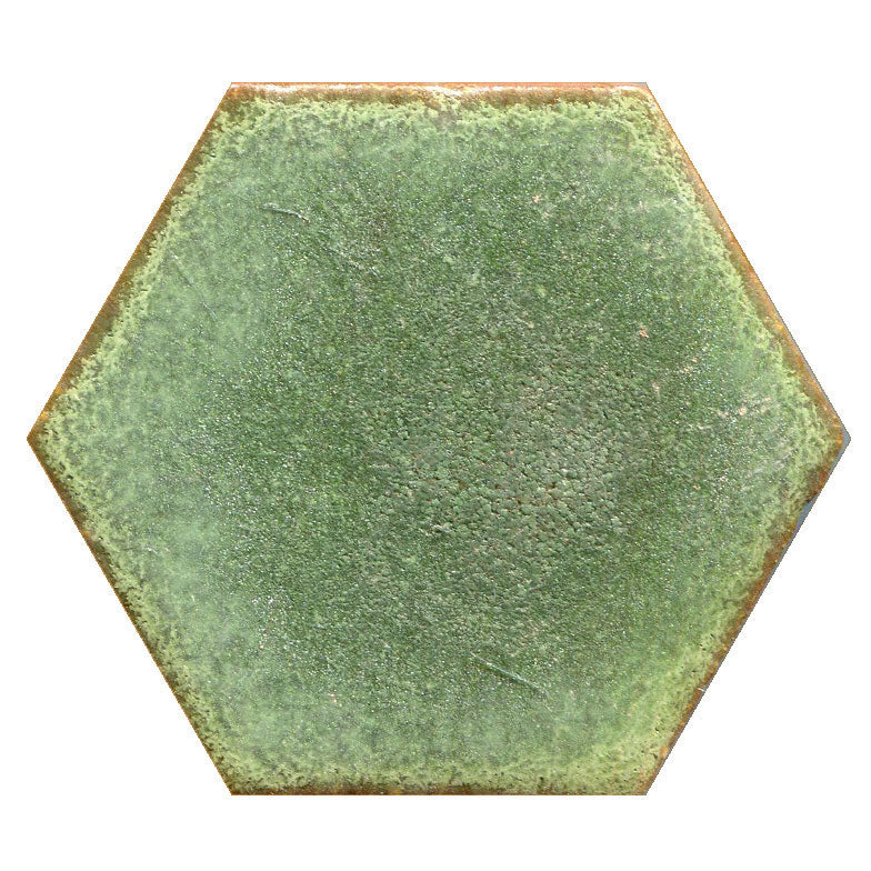 matte green Hexagon