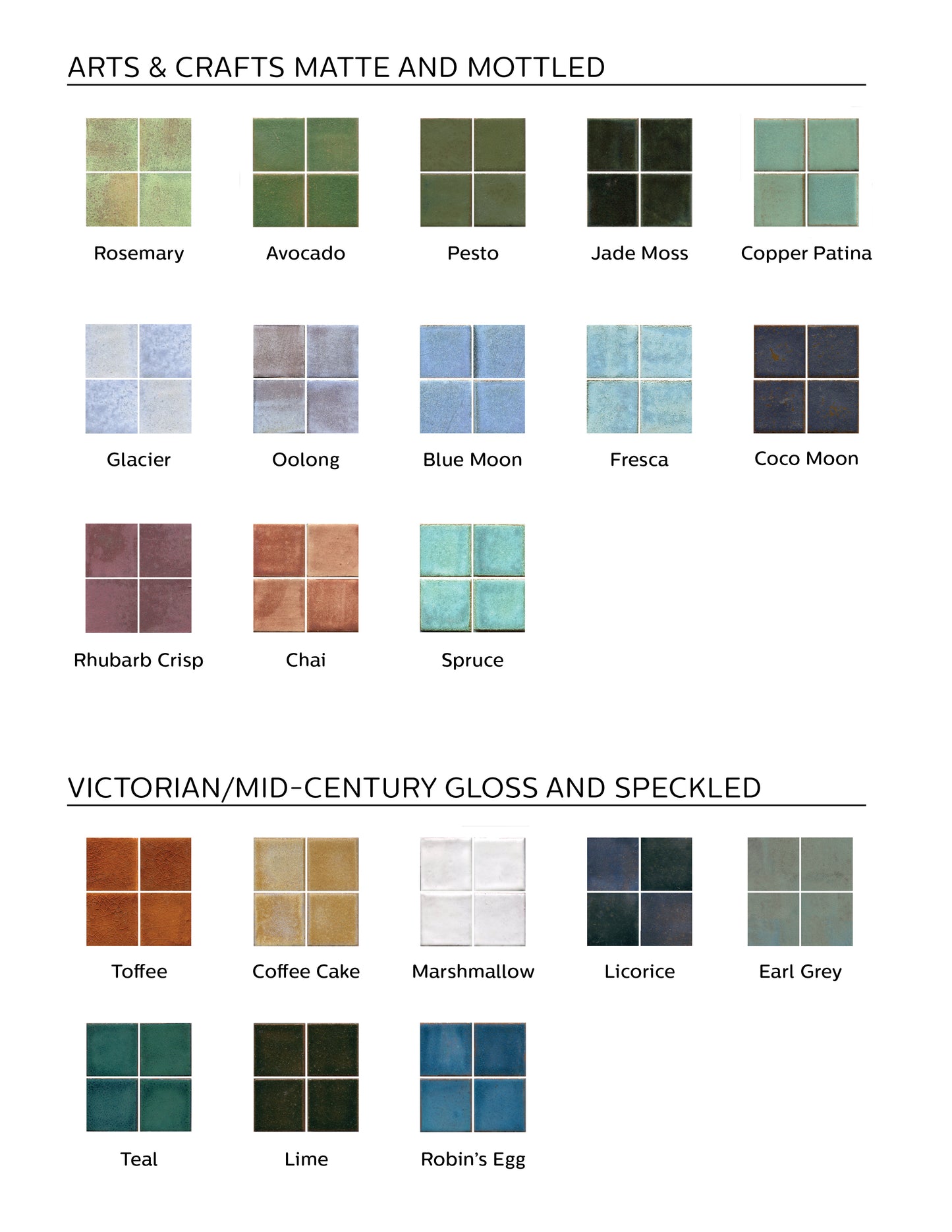 Colors chart