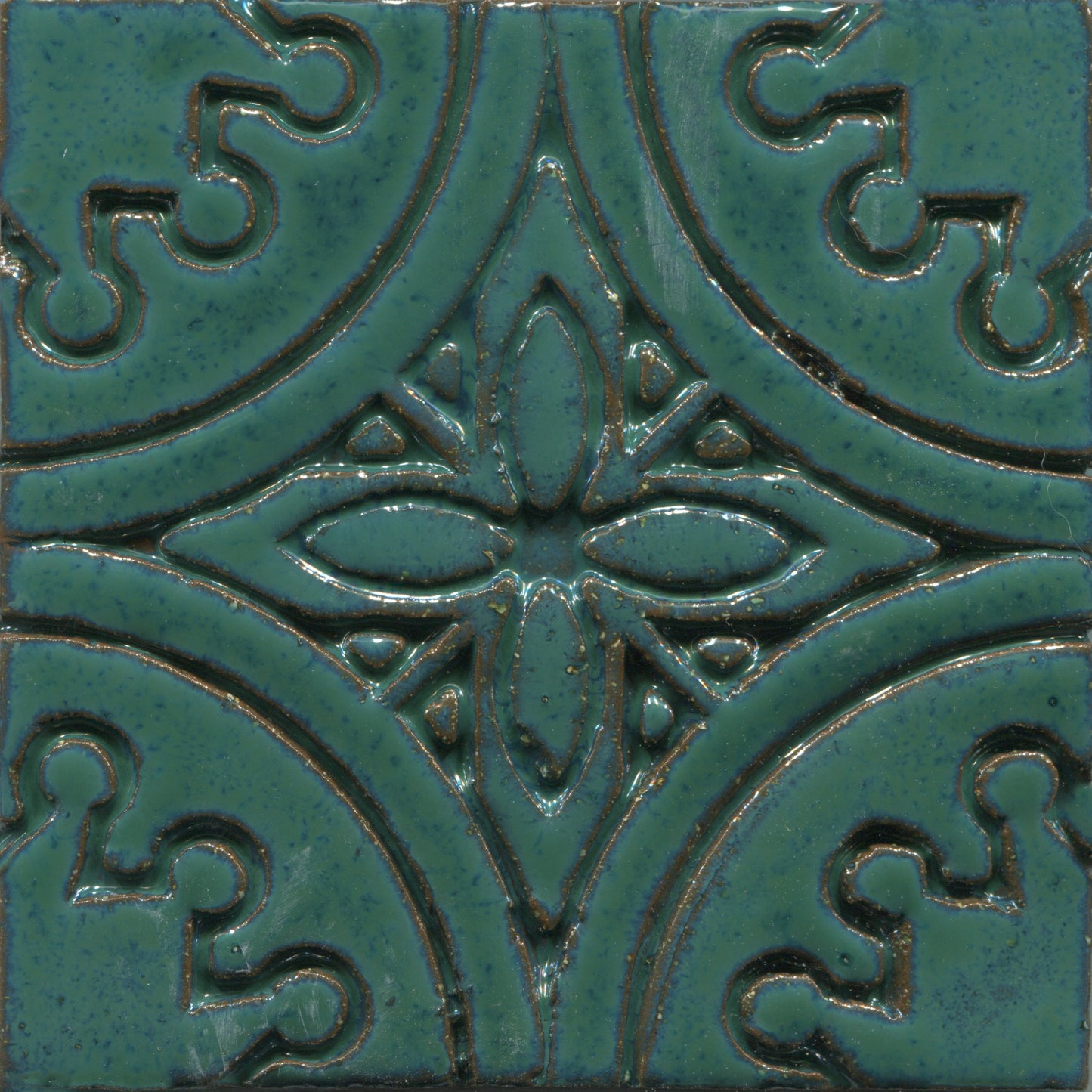 Kings Flowers Stamped Tiles
