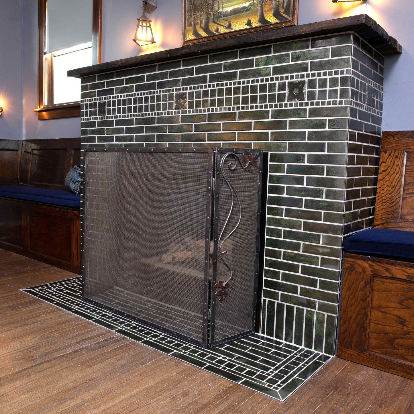 The Nicollet Fireplace Drawing