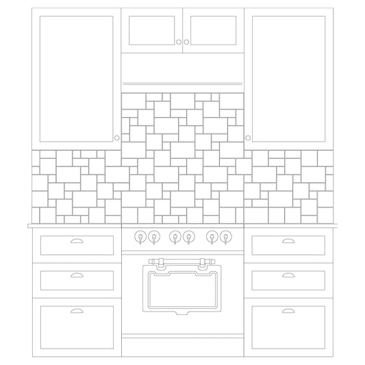 Versailles Kitchen Drawing