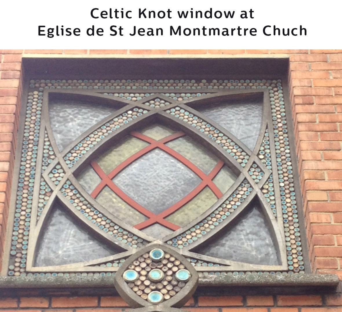 Celtic Knot Stamped Tile