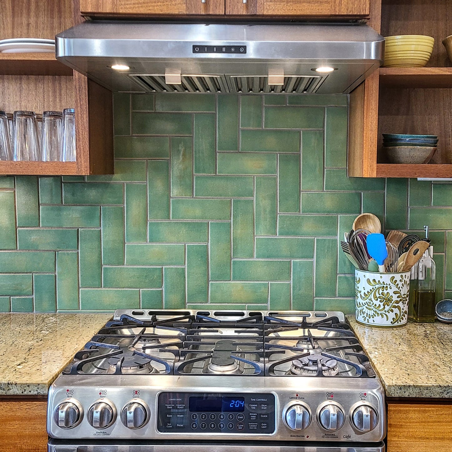 Herringbone Kitchen Drawing