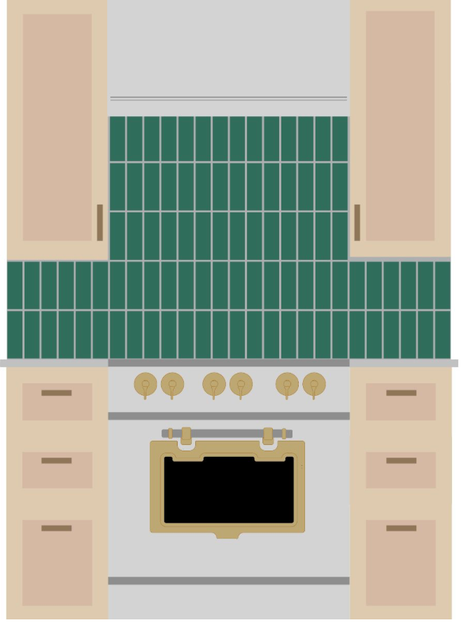 Teal 2" x 6" (7 SF Available)