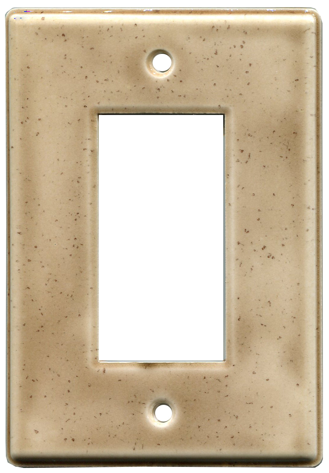 Ash GFI single ceramic switch plate