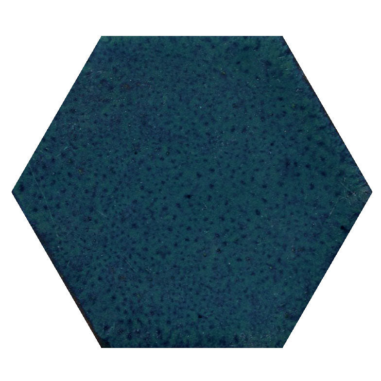 Aurora Borealis  Blue Hexagon Tile