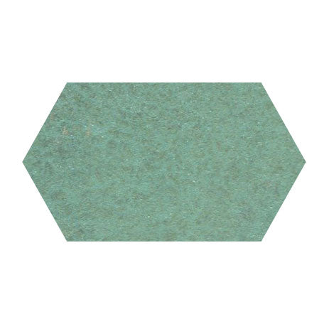 Elongated Hexagon Copper Patina