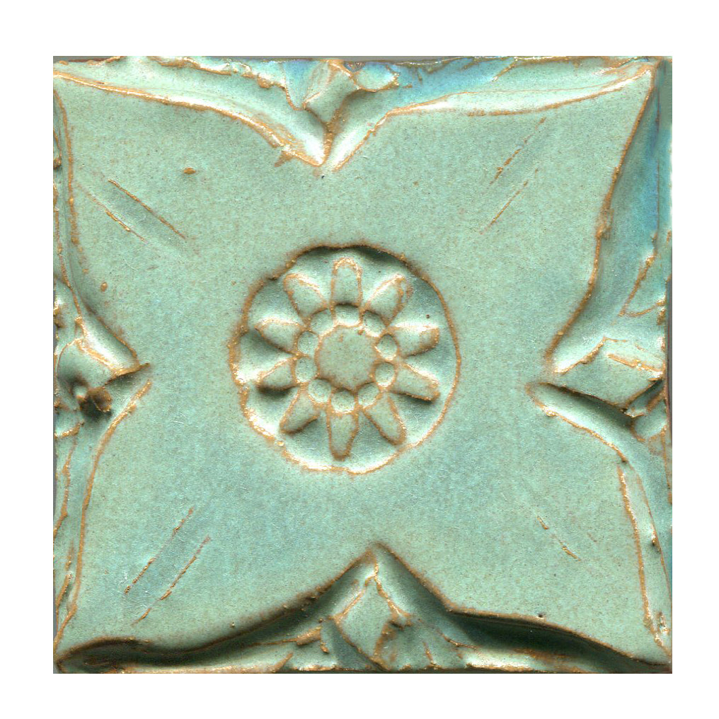 Solid Medieval Floral in Copper Patina