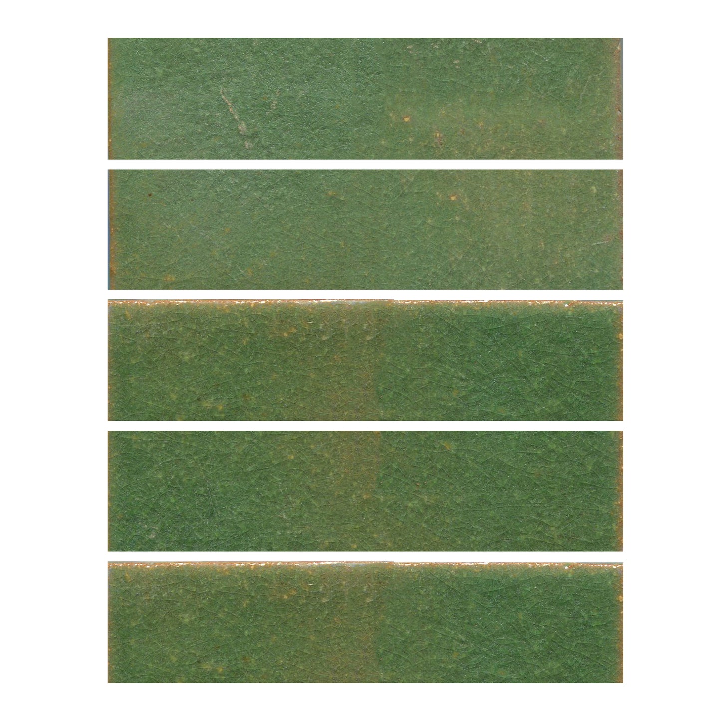 Avocado green 1.5x6 field tile
