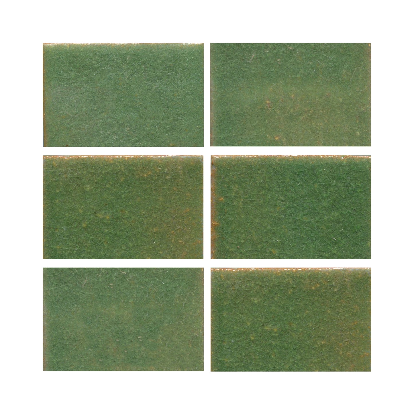 Avocado green 3x4 field tile