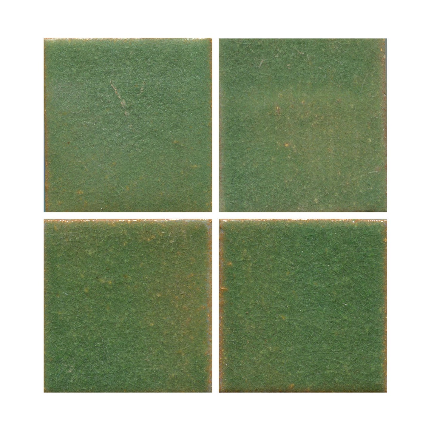 Avocado green 4x4 field tile
