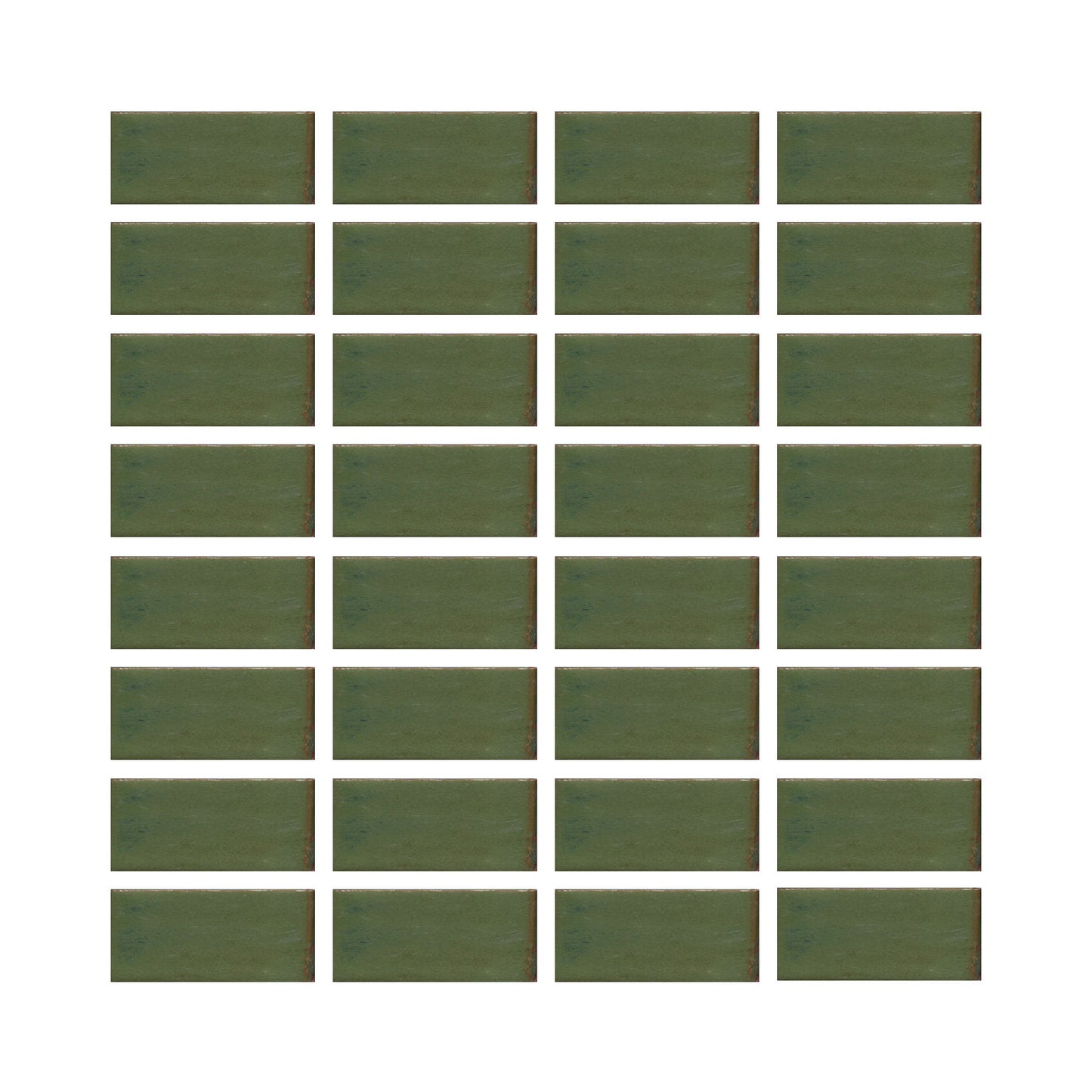Pesto green 1x2  field tile