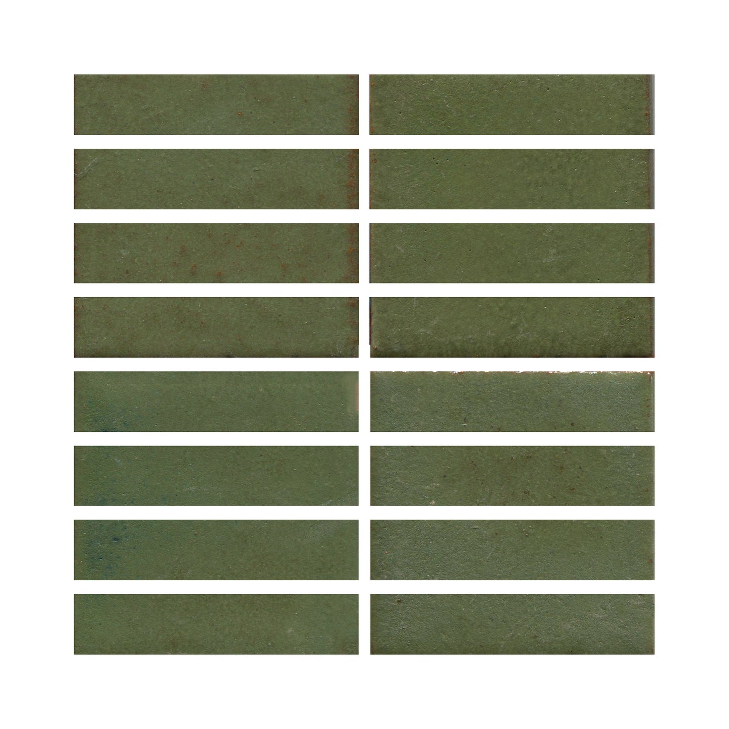 Pesto green 1x4  field tile