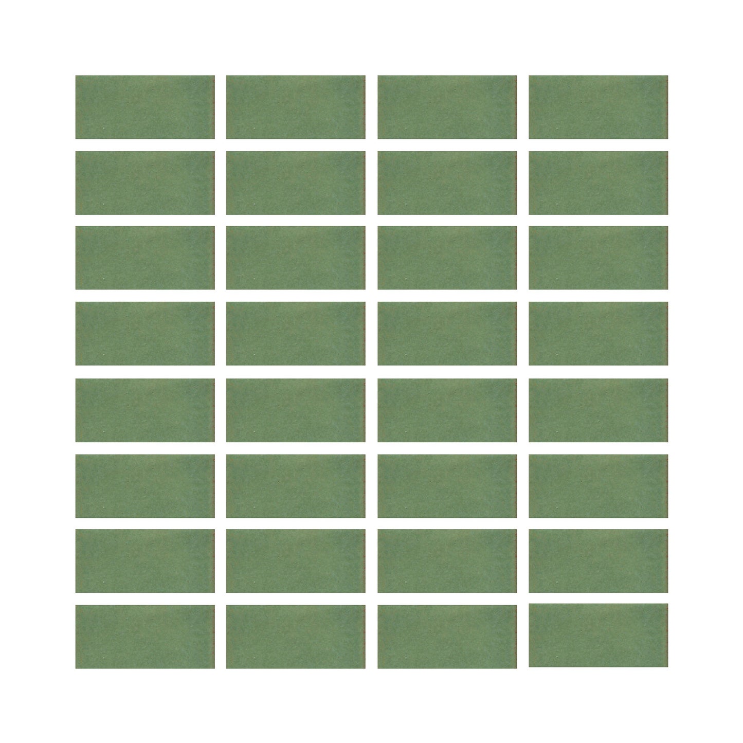 Wasabi green 1x2 field tile