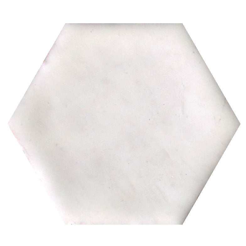 Marshmallow White Hexagon Tile