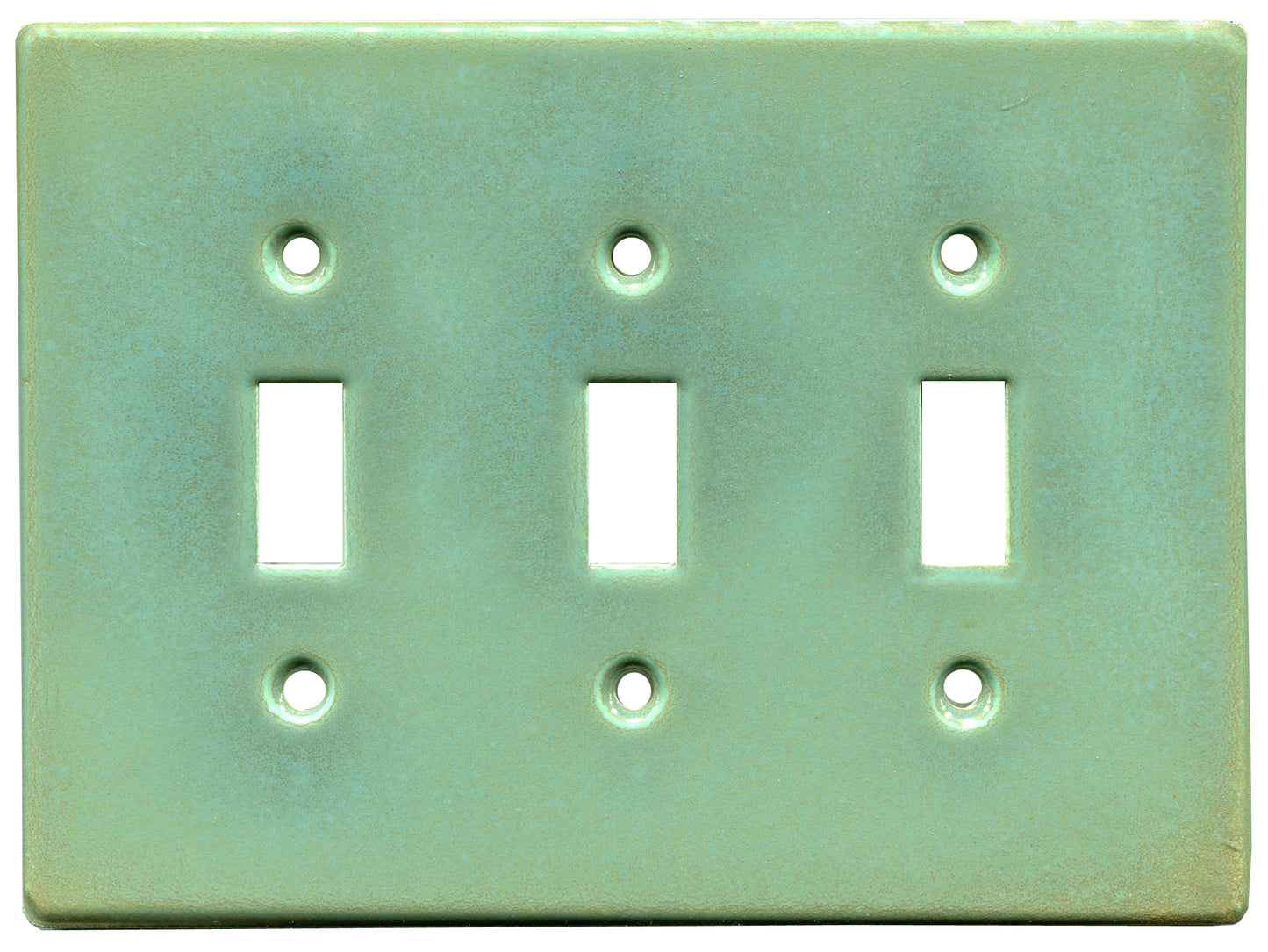 Wasabi triple switch green ceramic plate