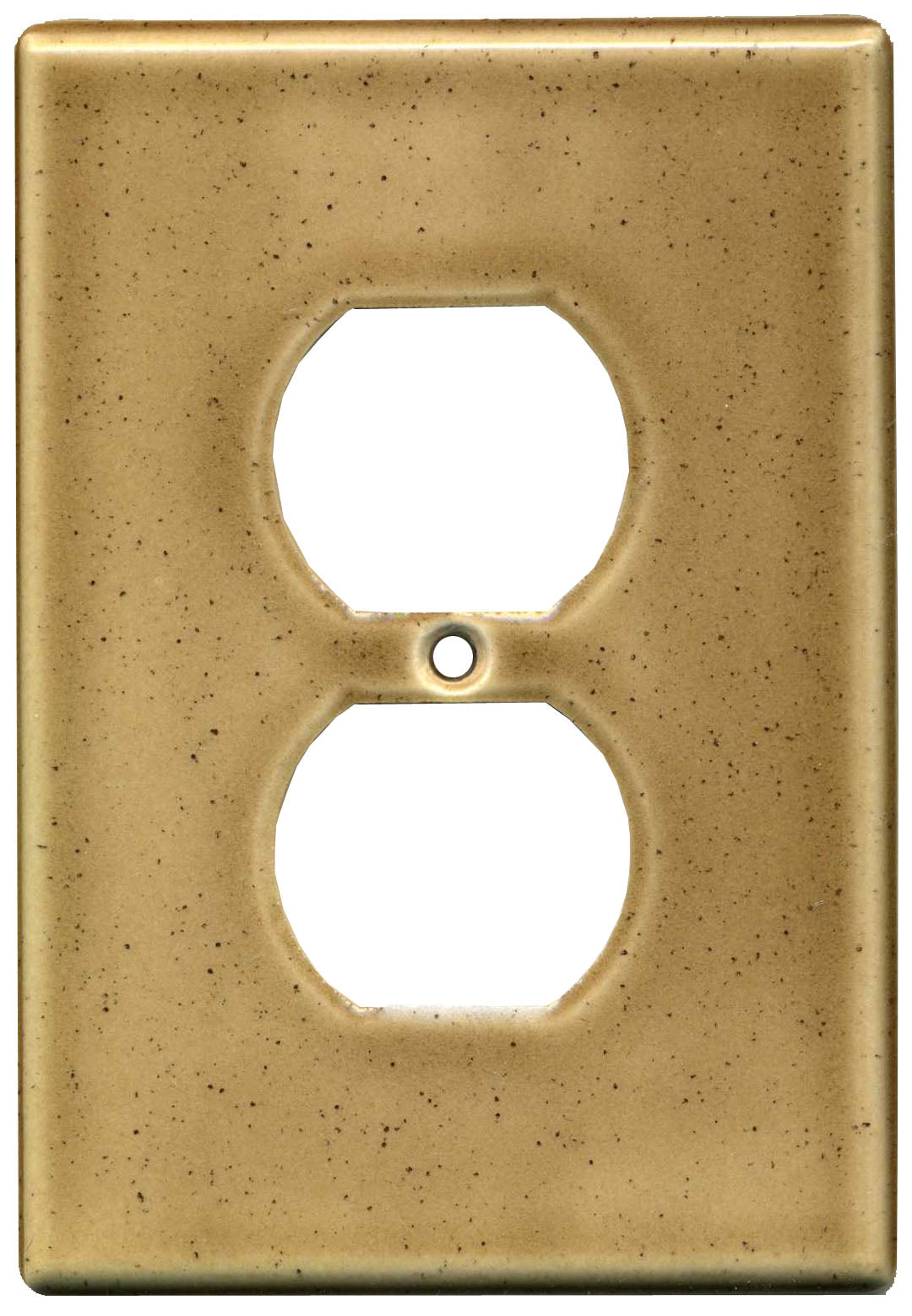 ash single outlet ceramic switch plate