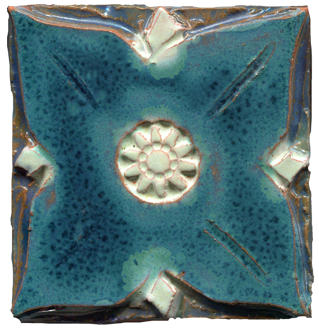 Juneau Floral Tile 4x4
